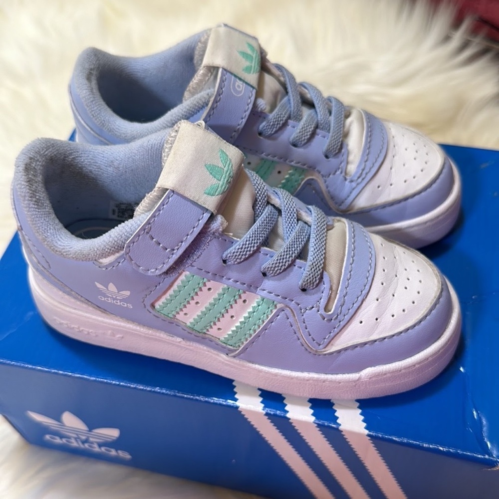 ADIDAS FORUM LOW BLUE DAWN EASY GREEN